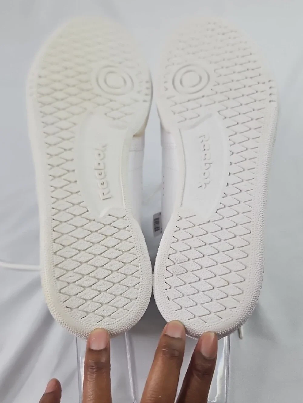 Reebok Club C Double Geo White  Sneakers Women’s  Size 8 NWT